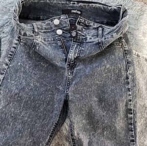 ⚡Highwaisted Blue Faded Jeans-Refuge⚡